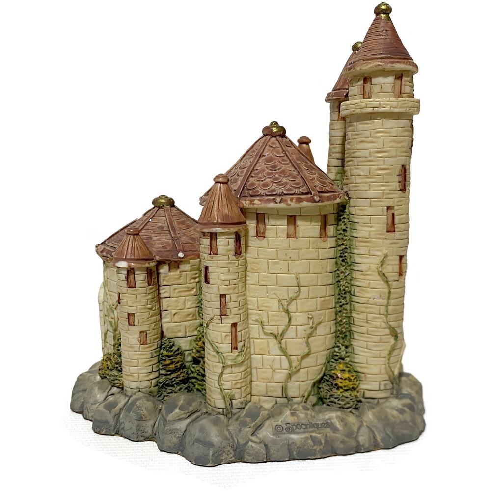 Spoontiques Fairy Tale Fantasy Castle Figurine 4.5" Crystal Orb Resin Vintage - Picture 7 of 9